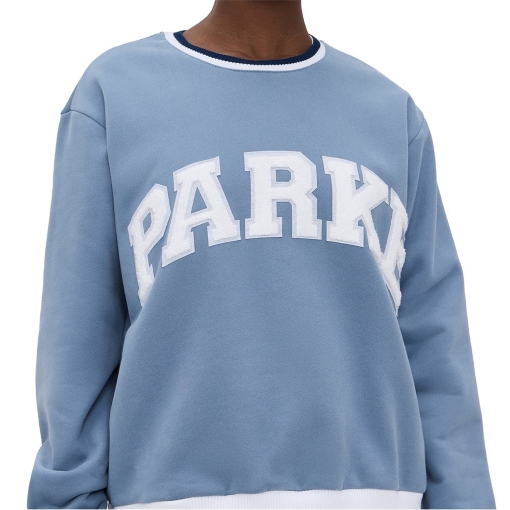 Parka Blue Sweatshirt